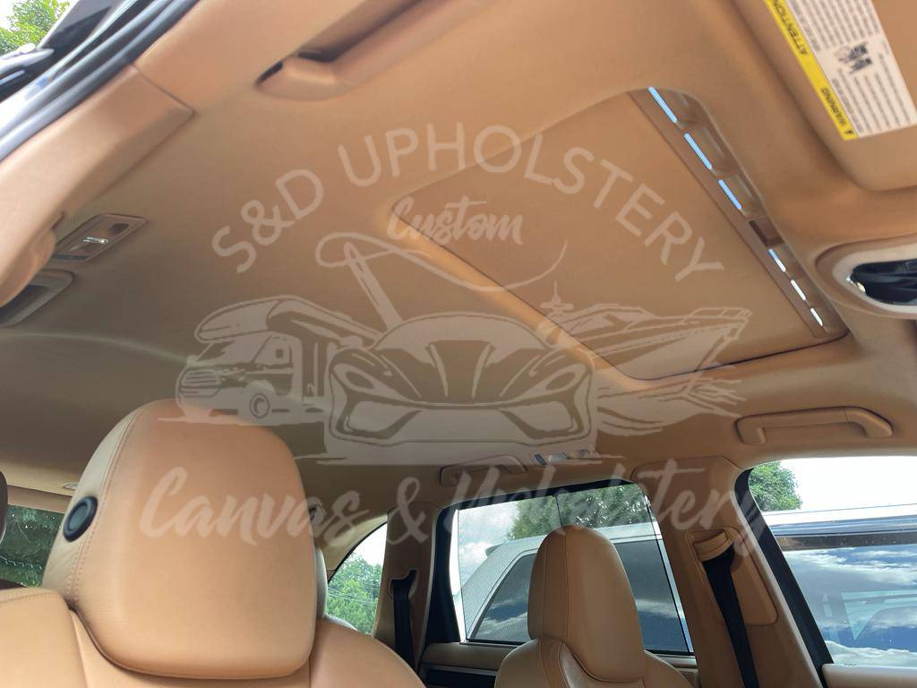 Car Headliner Leather Renovation